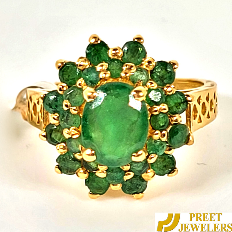 Green Gemstone Ring