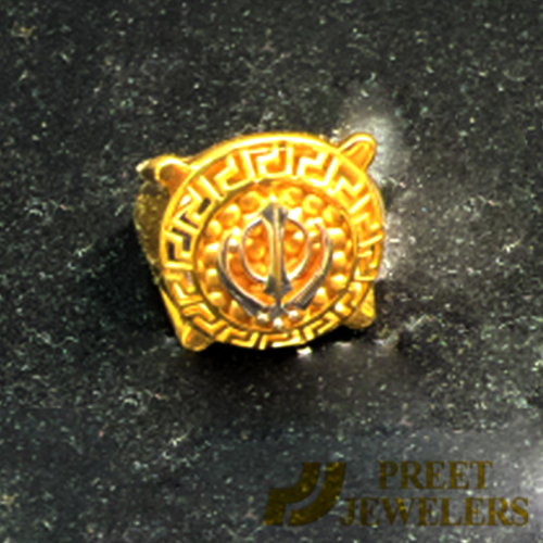 Men Gold Two tone Mens Ring - Regular Wear Collection