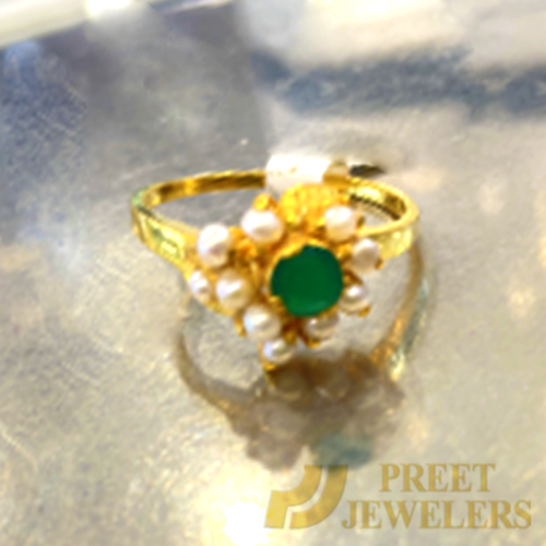 Women Gold Ladies Ring - Birthstone Collection